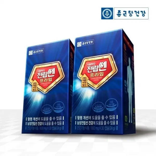 종근당건강 시원하다 전립쎈 프라임 800mg 2박스