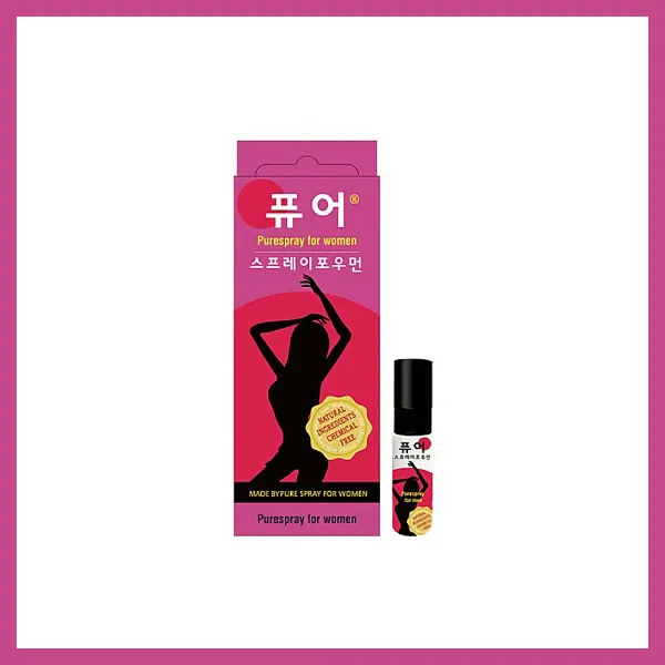 Purespray 퓨어스프레이 For Women 핫젤 여성흥분제 오르가즘 지스팟 1개 20ml