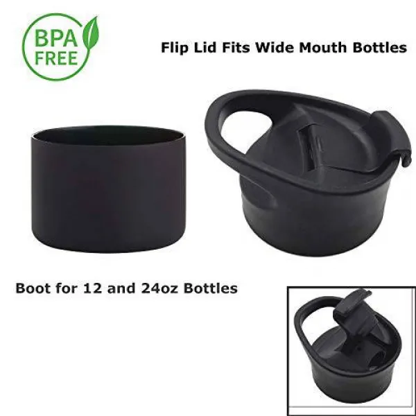 외부 창조물 음료수 마시기위한 플립 뚜껑 + 12 및 24 온스 용 하이드로 실