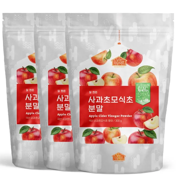 닥터비옴 국산 사과초모식초 분말 300g x 3개, 1세트 (3개입)
