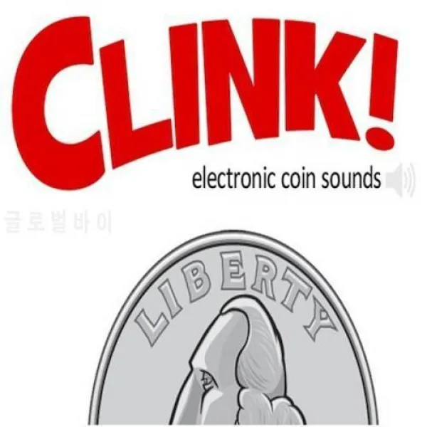Clink 전자 코인 사운드 강력한 설득력있는 오디오 환상 마술 트릭 특수