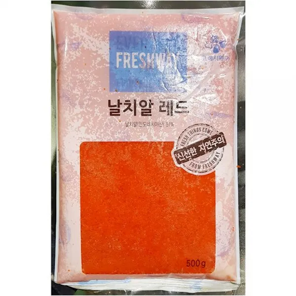 간편 즉석 조리식품 FW 날치알 레드 500g X 20 1 EA 건어물 가공 맛살, 1개, 상세페이지참조()
