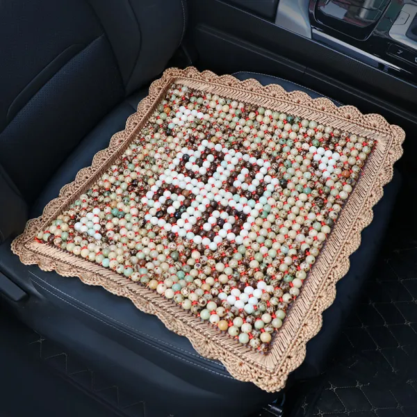 소만 요목 비즈 자동차방석 여름 쿨 매트 보리자 싱글 시트 쿠션 에어 방귀 가죽 팬시 사계절 레이스 미끄럼방지 타입