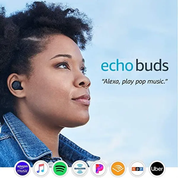 EOM Echo Buds – 몰입 형 사운드 능동적 소음 감소 및 Alexa를 지원하는 무선 이어 버드 - E025407F6VM1S30, 기본