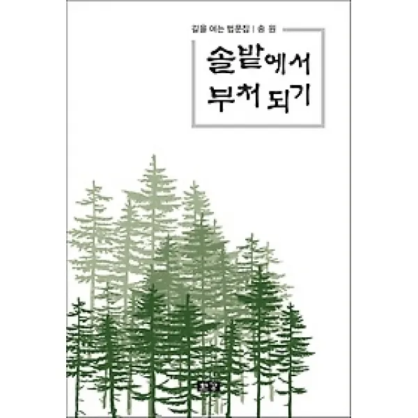 [개똥이네][중고-상] 솔밭에서 부처 되기