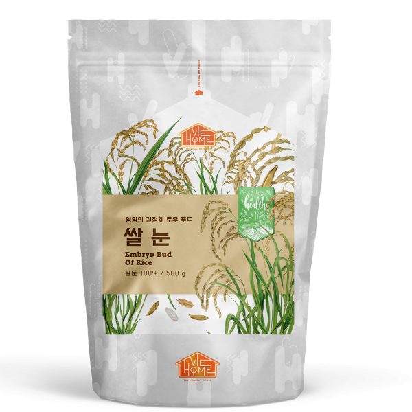 건강한우리집비옴 영양의 결정체 로우 푸드 쌀눈 500g, 1개