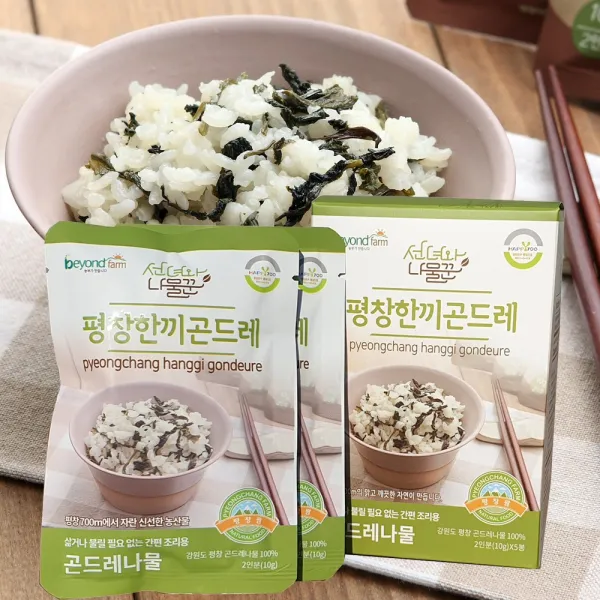 선녀와나물꾼 평창 간편한 한끼곤드레나물 1박스(10g 5개입), 1박스, 한끼곤드레 50g