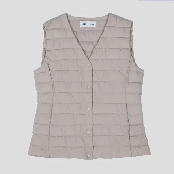 미쏘 브이넥 슬림핏 경량패딩조끼 Miwjp9v01b