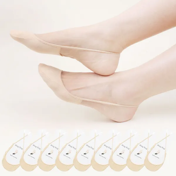 패션파트너 여성용 앞꿈치 끈 면 덧신 10켤레