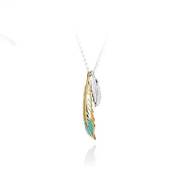 Fast 빨라요 Simpleacc 액세서리 Ladyacc Native Spirit 2개 깃털 목걸이 N5018 E19vkf12 주문제작 나만의아이템
