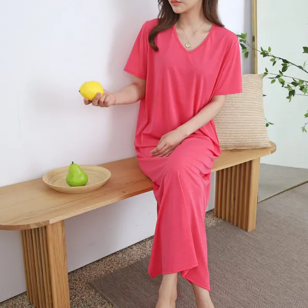 [아이엠수]썸머룩 브이넥원피스