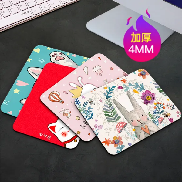 우리직구 마우스쿠션패드 손목받침마우스패드 마우스용품 마우스손목대 가정용 퀄리티 통용 형 무드 심플 신속 키보드마우스 표지 260x210mm 4mm <5 펜 글자의 밑뿌리 /측 > 