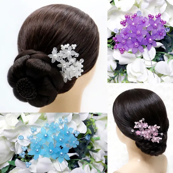 너만의 눈꽃별b 셀프웨딩 헤어핀 한복 혼주 뒤꽂이 올림머리장식