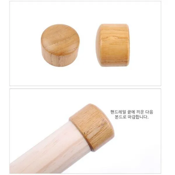 AJH781536발레 무용 교습소 학원 핸드 레일 부속 우드 마감캡, 단일색상