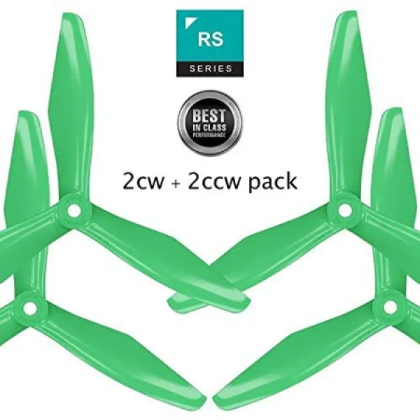 master airscrew ma rs 시리즈 6x4.5 fpv 경주 용 3 장 페라 4 개 세트 (그린) PROD11090002708, One Color