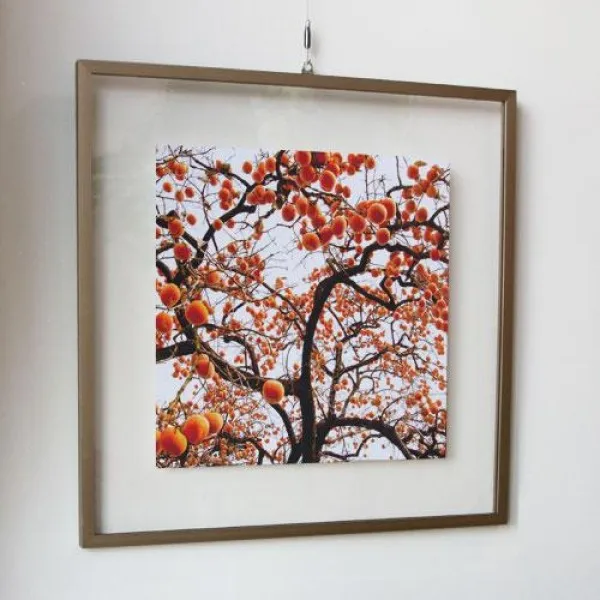  바보사랑 투명액자56cmx56cm_복의근원풍요로운감나무 프레임선택:블랙