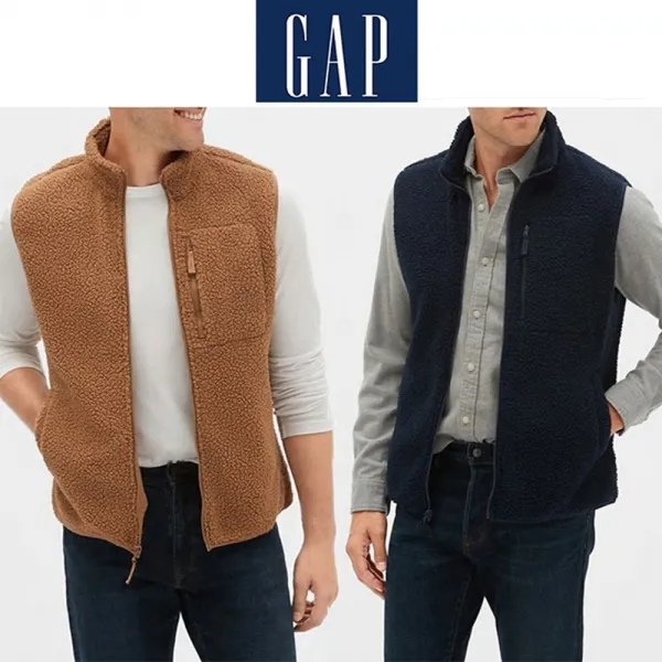 GAP 남서 셰르파 양털 조끼