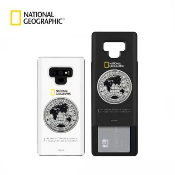 아트박스/내셔널지오그래픽 내셔널지오그래픽 메탈 데코 아이슬라이드 케이스 갤럭시노트9