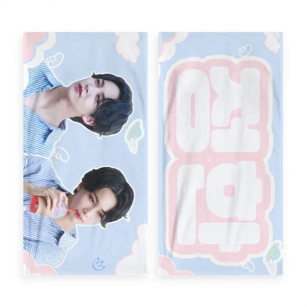 세븐틴 정한 60*30 빅사이즈 반사슬로건 (핀버튼 5종 포토 증정)