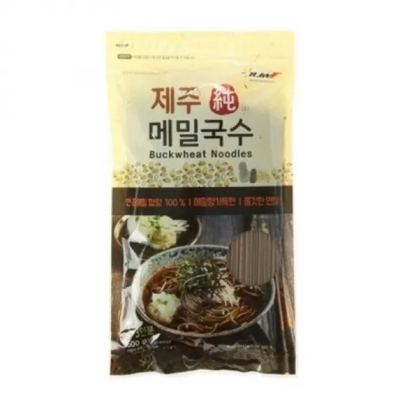 효자원 제주 순메밀국수, 500g, 3개