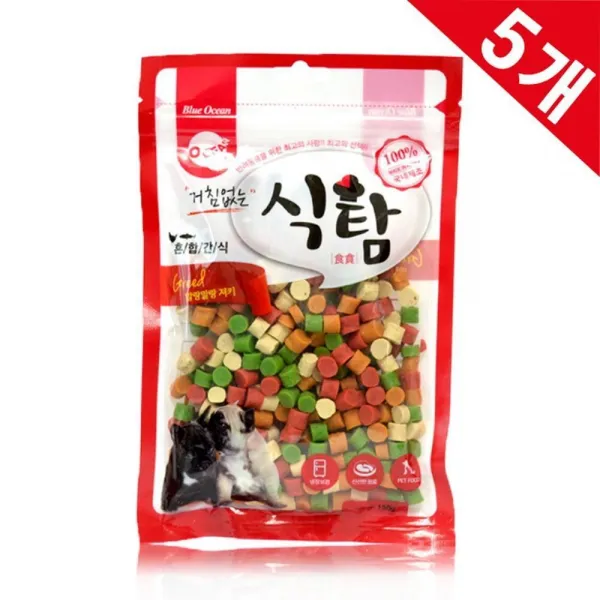 댕댕이 애완견져키간식 개고기간식 체중관리 5개, 1개