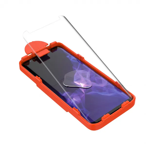 주파집 갤럭시S9/S9+ UV 경화 풀접착 강화유리, 1