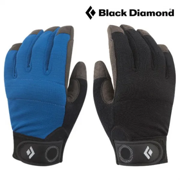 블랙다이아몬드 [BlackDiamond] 크랙 글러브 (코발트 블랙)-방수성/신축성/통기성/빌레이장갑, 선택완료