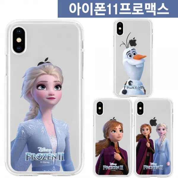 엘리스 핸드폰케이스 아이폰11프로맥스 디즈니 겨울왕국2 투명케이스