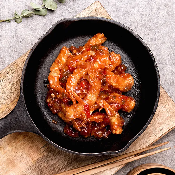 누리원 [당일조리] 매콤달콤 왕깐쇼새우 반조리제품, 600g, 1개