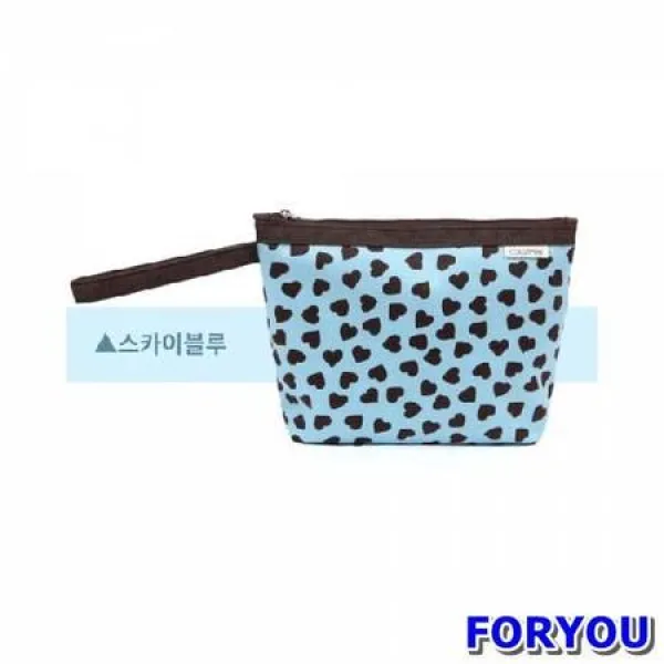Foryou6896 여성용 클러치 소지품 여행 파우치 스카이블루 가방 여자 이쁜 중저가