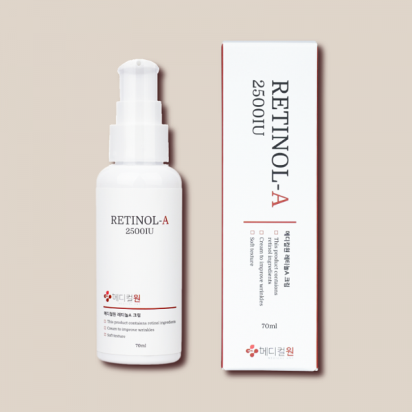 메디컬원 70ml 대용량 레티놀 2500IU 팔자주름 탄력 안티에이징 크림