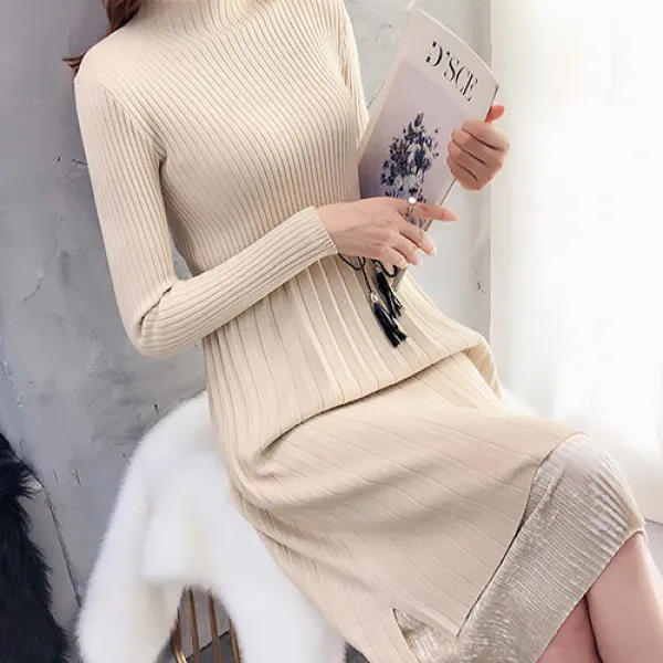 알리팡(Alipang) 도오빠 여성 원피스 니트원피스 겨울원피스 봄원피스 가을원피스 미디원피스 슬림원피스