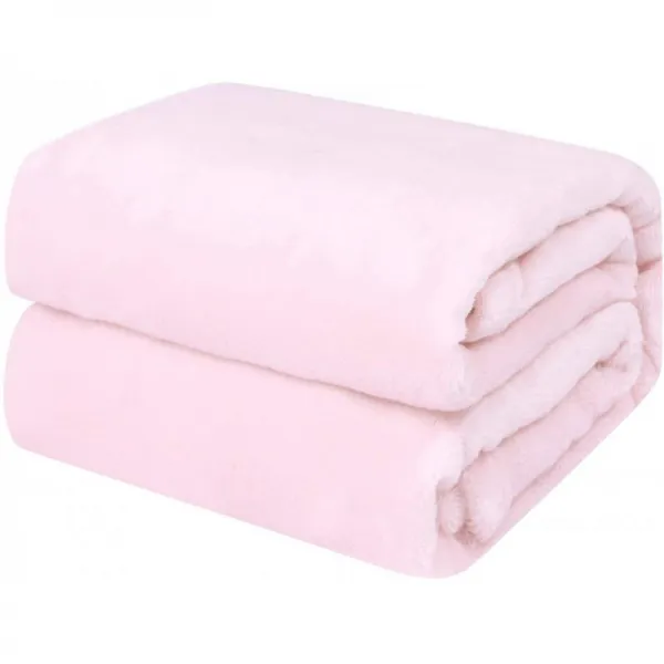 TILLYOU Micro Fleece Plush Baby Blanket 유아용 침대를위한 대형 경량 유아용 침대 담요 탁아소 유치, 단일상품