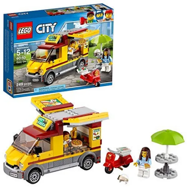 레고 (LEGO) 씨티 피자 숍 트럭 60150 블럭 장난감 사내 아이차, 스타일 = 단품