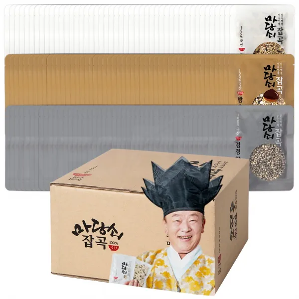 밀봉포장! 혼합12곡 밤혼합12곡 임현식 마당쇠 12곡혼합잡곡선물세트 50개 100개, 01_건강쇠_1세트(50팩)