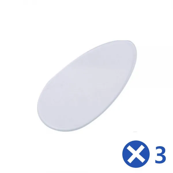 H무배 투명 발뒤꿈치 각질제거기 목욕용품 발뒤끔치밀이 3개 // 욕실 발관리, 1개