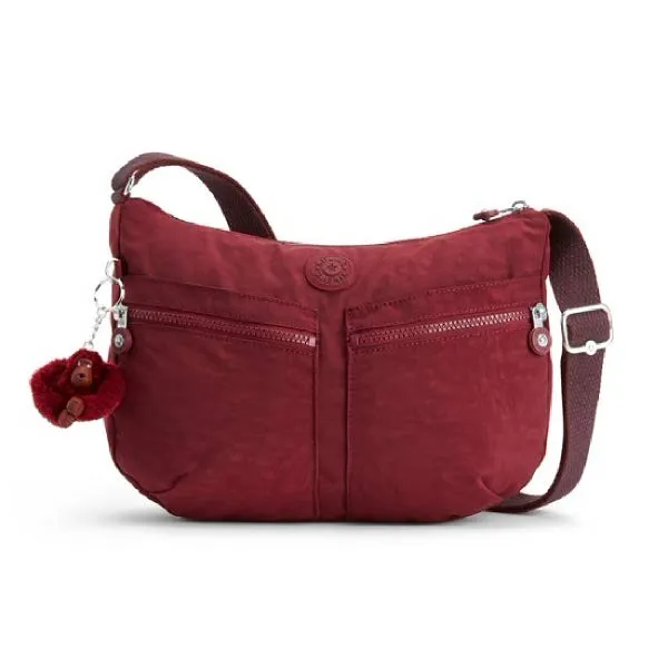  현대백화점 키플링 아이젤라 크로스백 번트 카마인 Izellah Bcc Kidbs11
