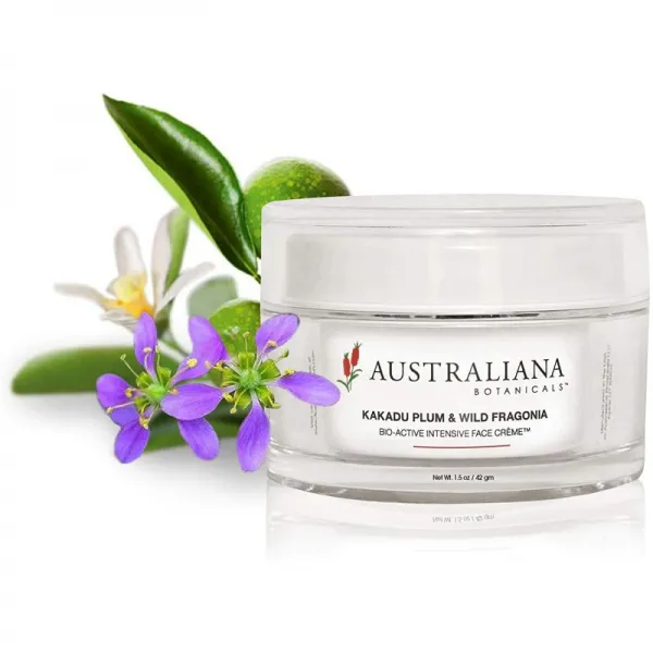 Australiana Botanicals-Kakadu Plum & Wild Fragonia 이 수퍼 매끄럽고 집중적 인 관리 노화 방지 페이스 크림으로 피부에, 1