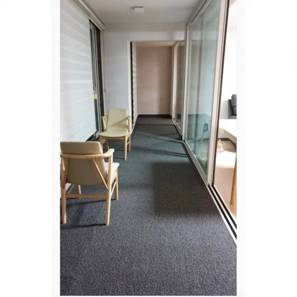 타이탄 잘라쓰는 DIY 현관 매장 사무실 업소용 출입구 발코니 신발장 롤 바닥 베란다 코일 매트, 그레이(그레이+블랙투톤), 내부용 두께2cm(60X1cm)