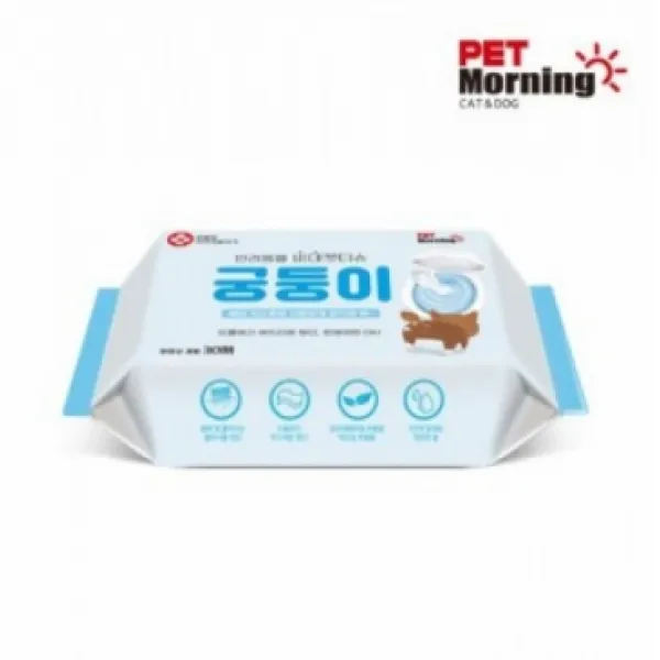 ☞고객대만족↗¶ 펫둥이 30매 비데 물티슈 펫모닝 궁둥이 소비자가 판매준수요망 (♩ez!j), ♬본 상품 선택하기_LetsBuy™