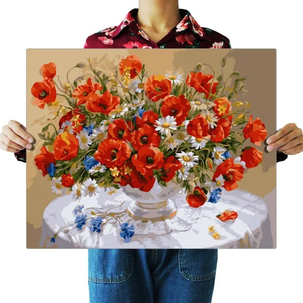 ZOZI사은품+액자 캔버스형보석십자수 Diy세트 라운드 비즈 40 X 50cm200 핫 제품, 40X50cm, 117. 백화 다툼 ZF0117