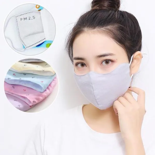 [바보사랑]3D 입체 패턴 밀착 면마스크 숨쉬기 편한/빨아쓰는 순면 마스크 귀걸이조절 흘러내림방지, 1개, 핑크별WC037