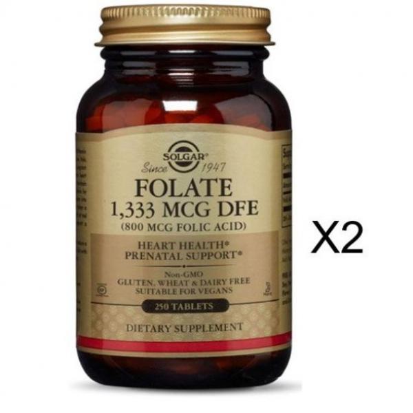솔가 엽산 800mcg 250타블렛 250개입 2개
