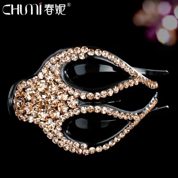CHUNNI 큐빅드릴 헤어액세서리 여성헤어집게 43262579
