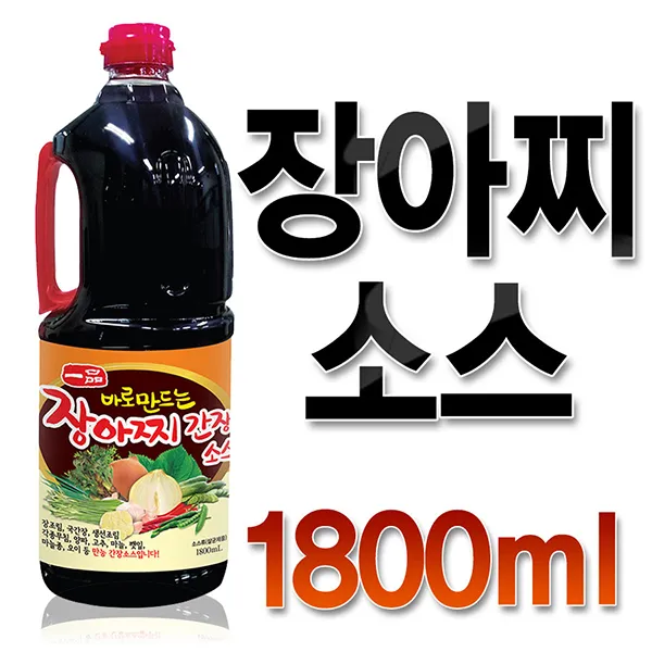 일촌 바로만드는 장아찌간장소스 1.8, 1병, 1800ml