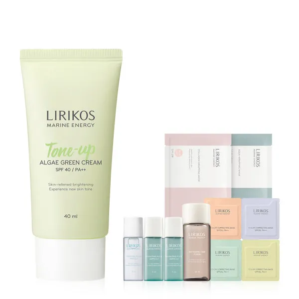[리리코스 마린에너지] [단독]톤업 알게 크림 SPF340/PA++ 40ml (옵션), 옵션:핑크