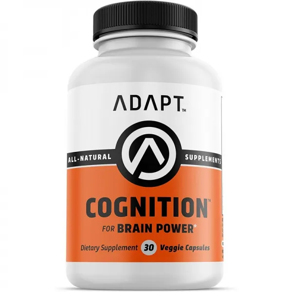 적응 COGNITION | Nootropic | 최적의 기억 집중력 및 정신적 성과를 위해 공식화 | 비타민 B 복합체 D, 1