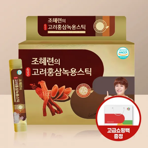 일등네이처 일등자연 6년근 고려 홍삼스틱 녹용스틱 홍삼녹용스틱 1박스30포