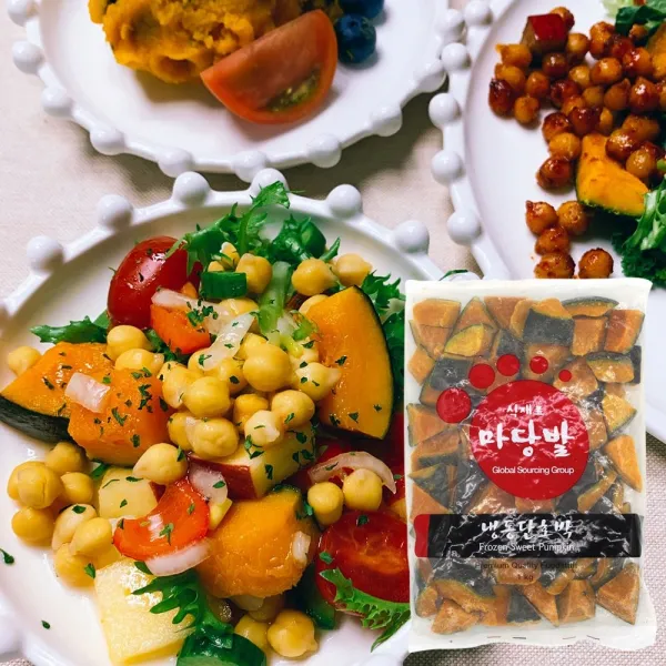 올찬몰 단호박 다이스(샐러드용 유피)1kg, 1개, 1kg