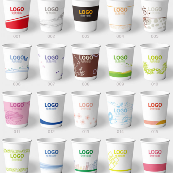 일회용 물컵 물컵 정제 인쇄 로고 두껍다 / 두껍다 일회용 차 컵 내열컵 정제 250ml1000마리 정제, 상세페이지 참조